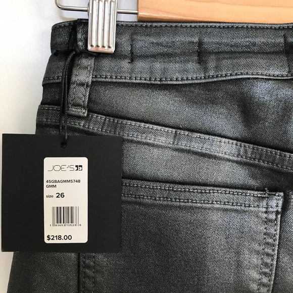 NWT ✨JOE'S✨ The Charlie Skinny Ankle Jeans in Gunmetal Sz 26, 27, 28, 29, 30 - Picture 9 of 12